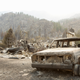 Illustration for article titled Aftermath Of Washington Wildfires Has Made An Eerie Car Graveyard